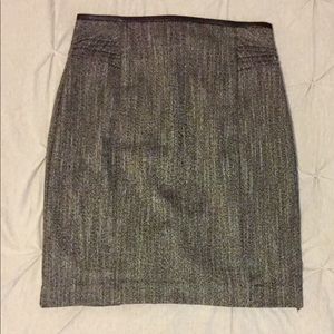 Express gray pencil skirt